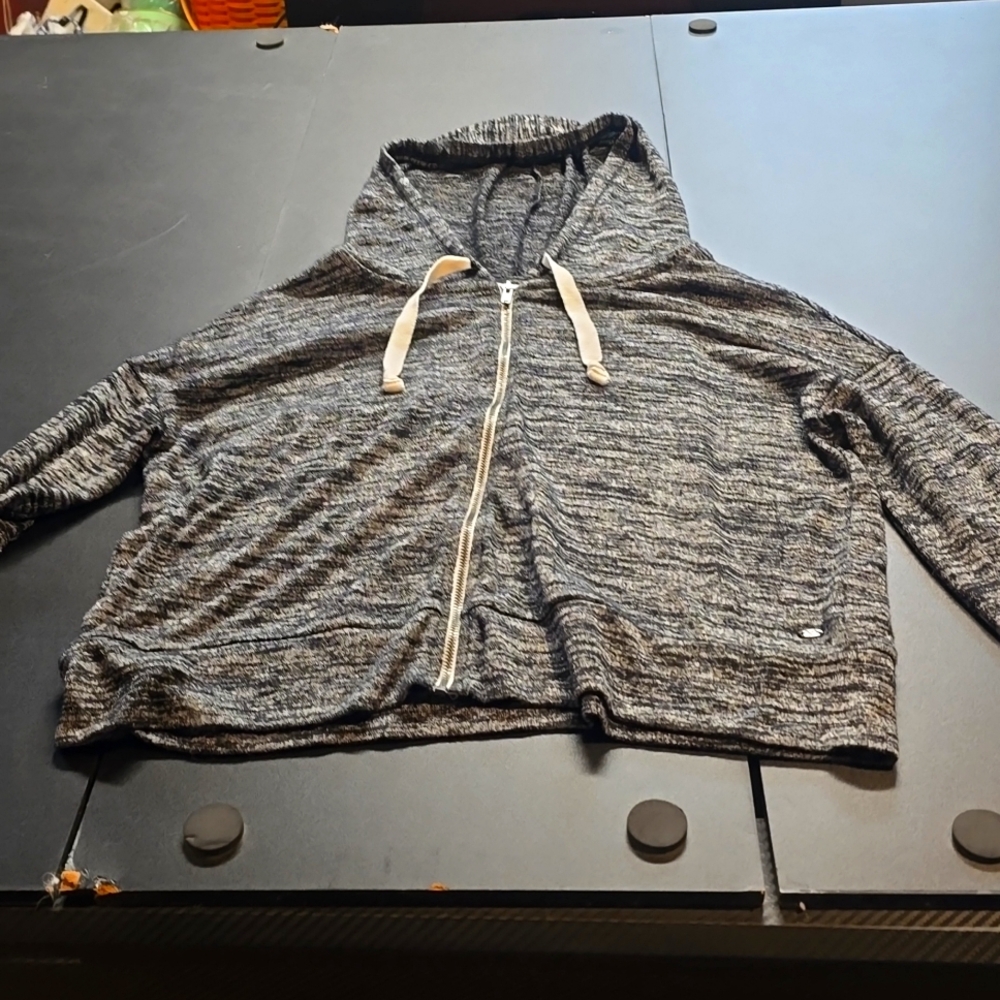 American eagle outfitters crop top jacket with hood small like new